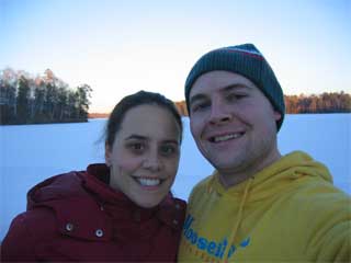 Erin and Me on the ice