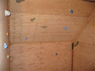 finished wall... minus a few holds