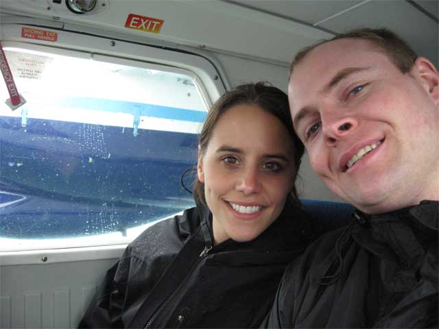 on Plane to Inis Mor