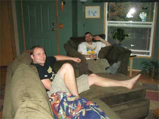 guys on couches
