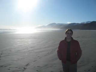 me on beach